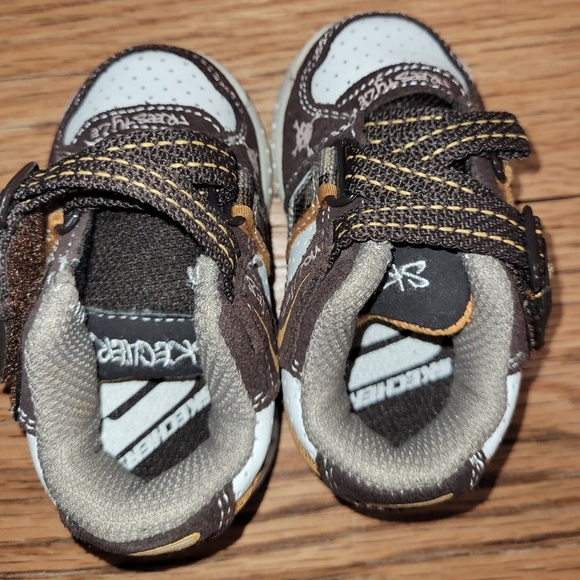 SKECHERS NOLLIES GYRATE BOYS SNEAKERS SKATEBOARDING SHOES SZ 3 - Picture 5 of 6